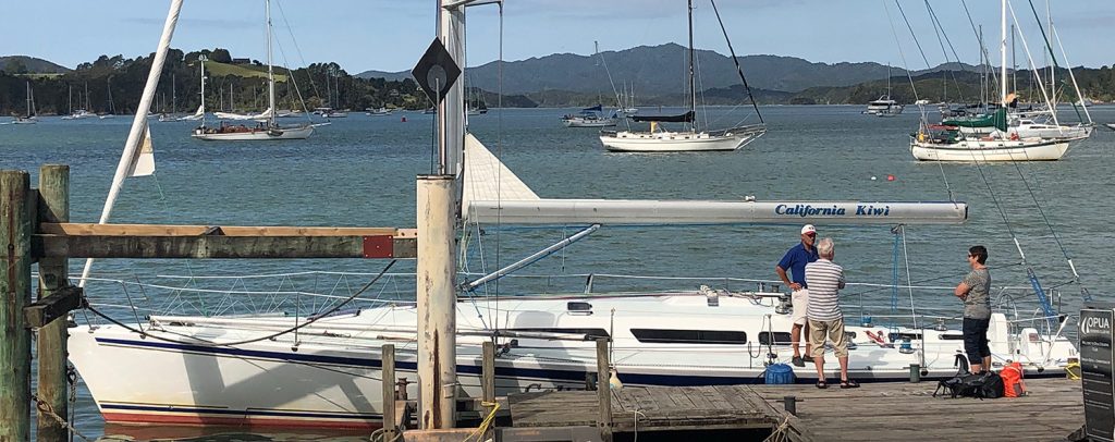 Gary's sailboat to Opua Yacht Club