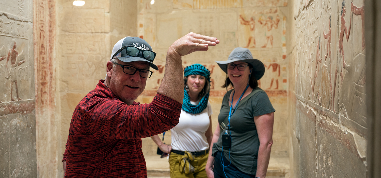 In the mastaba